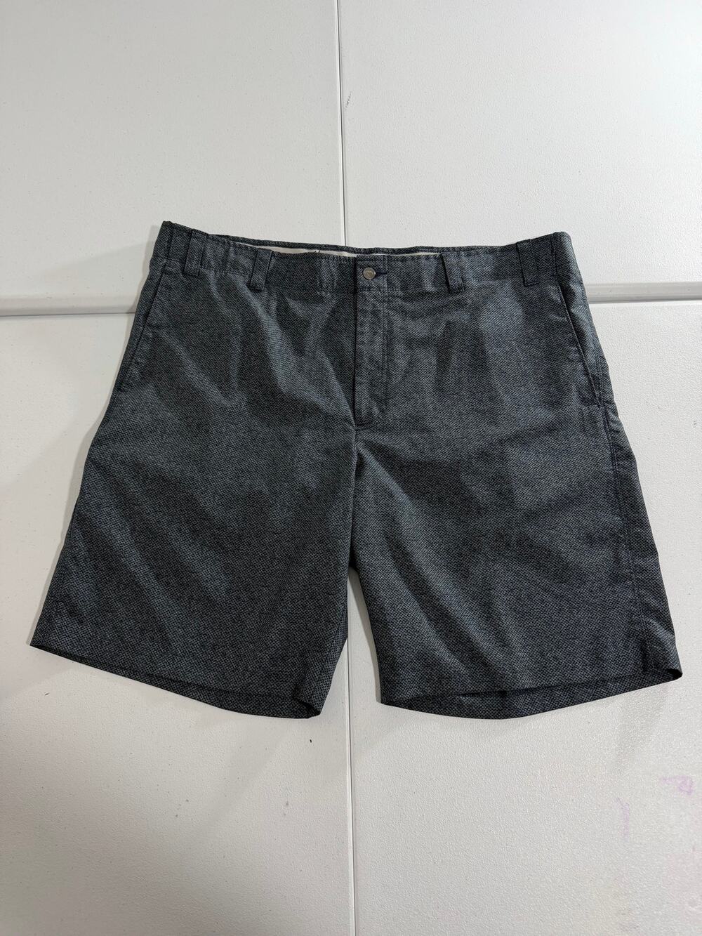 Callaway Men’s Golf Shorts Size 40 Gray Textured Flat Front Performance